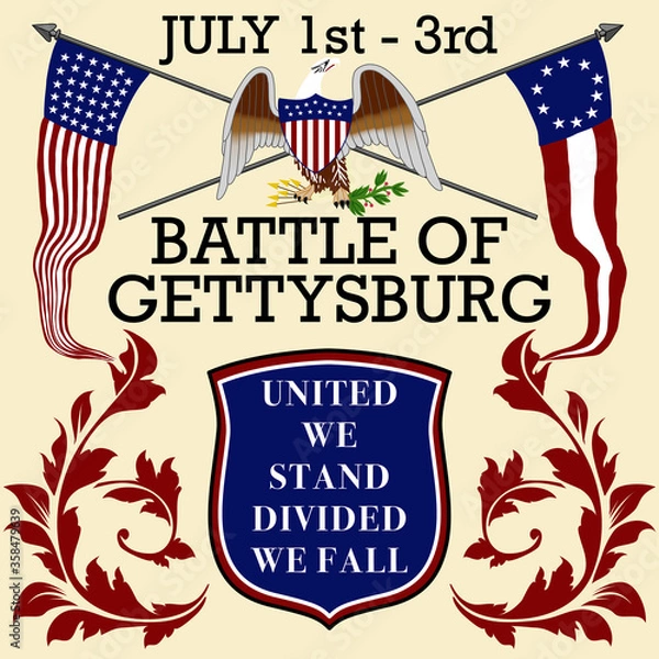 Obraz Gettysburg Memorial Design