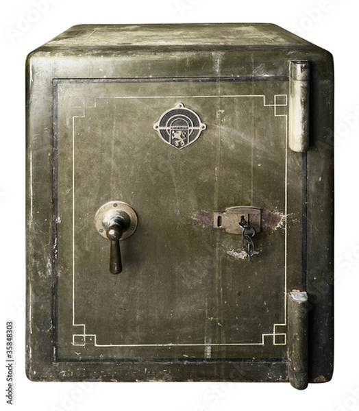 Fototapeta Green old safe