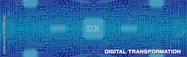 Fototapeta デジタル・トランスフォーメーション