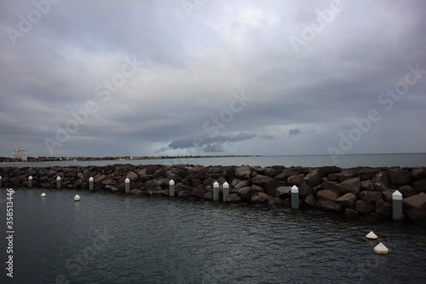Obraz pier in the sea