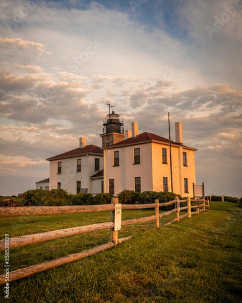 Obraz Beavertail Lighthouse Rhode Island