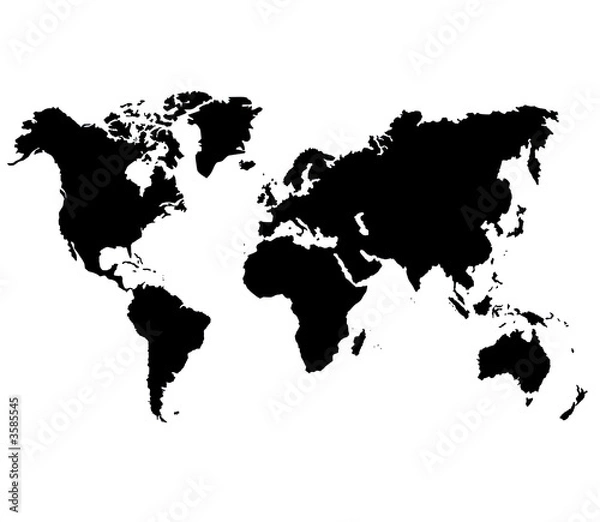 Obraz carte du monde