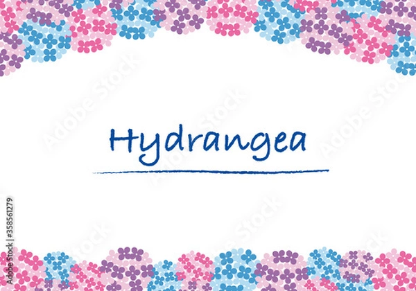 Obraz あじさいフレーム