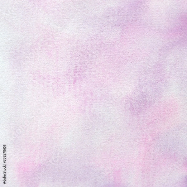 Fototapeta Pink abstract watercolor pattern design element for graphic projects.  12x12 digital paper backdrops, handpainted in soft pastel shades.