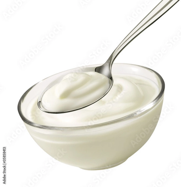 Obraz Miska z jogurtem