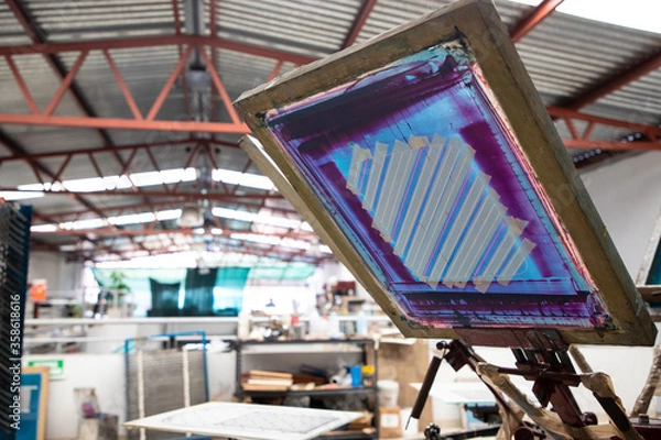 Obraz serigrafia morada 