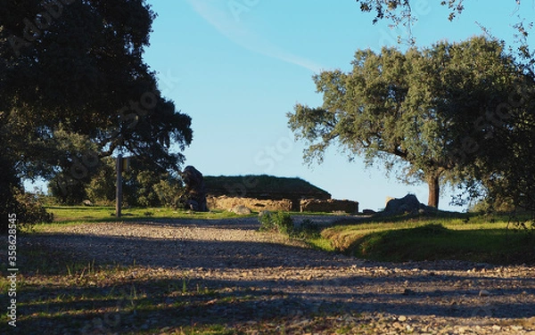 Obraz Tourist route through shepherds huts