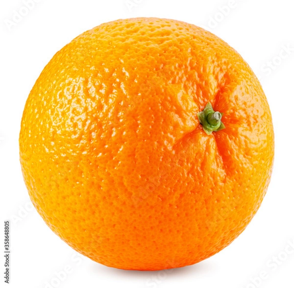 Obraz Orange isolated on white