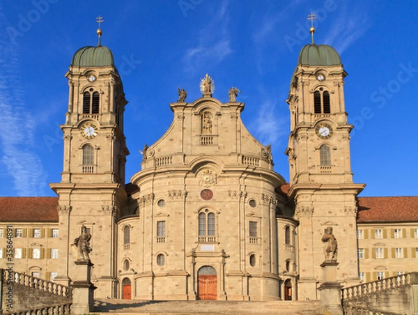 Obraz Benedictine Abbey of Einsiedeln, Switzerland