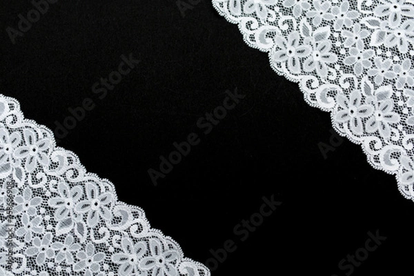 Fototapeta レース 布地 手芸 綺麗 上品