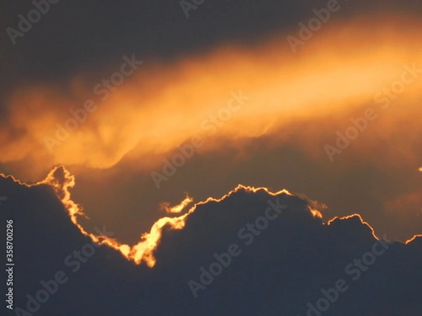 Obraz 陽に焼ける雲