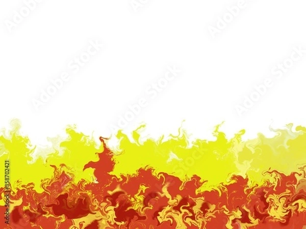 Fototapeta 炎（火）をイメージしたアブストラクト