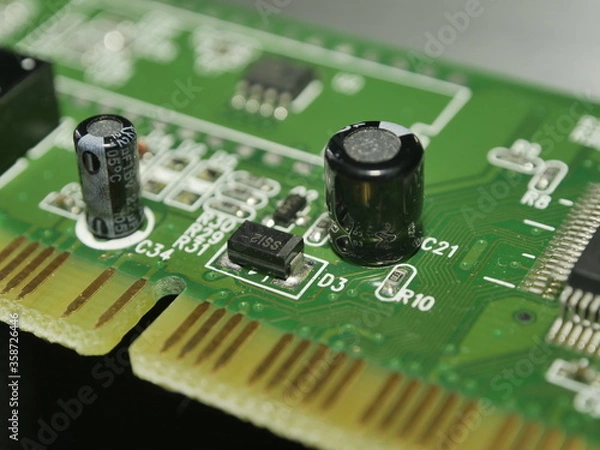 Obraz electronic circuit board