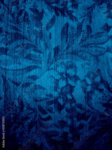 Obraz blue watercolor patterned background texture