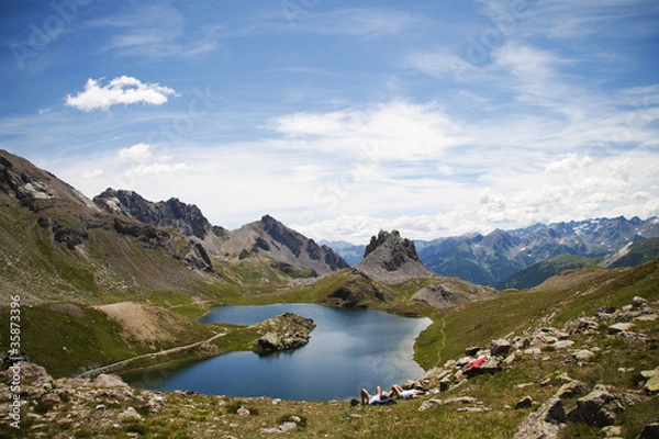 Obraz lago di Roburent