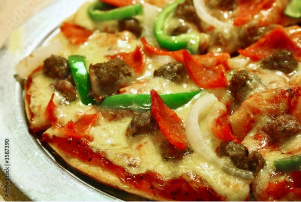 Fototapeta personal pizza