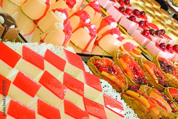 Fototapeta cake and pastry