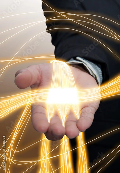 Fototapeta Abstract energy.