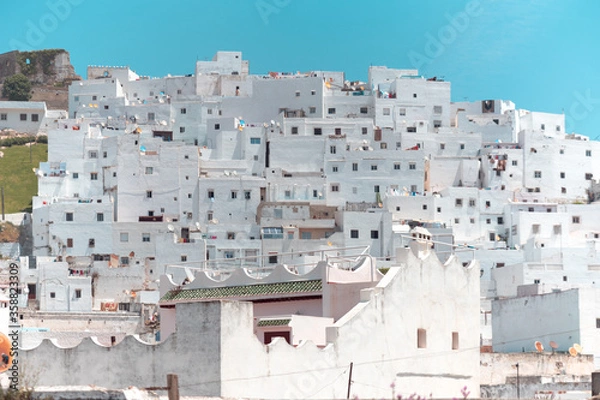 Obraz Tetouan in Northern Morocco with Rif Mountains in the background
