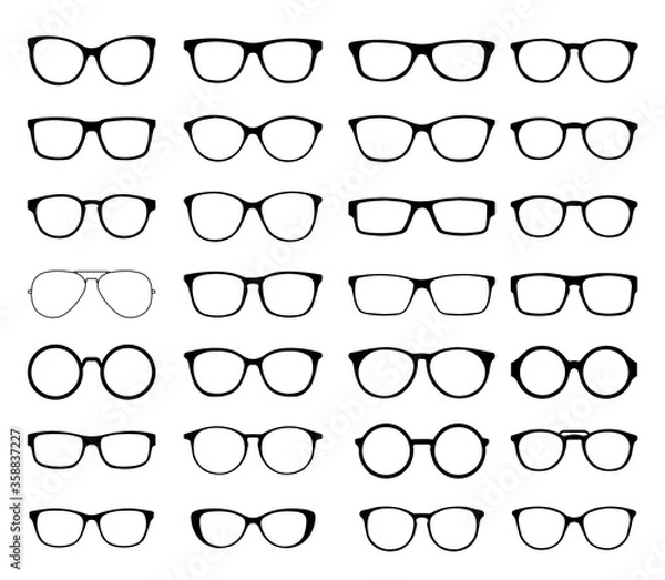 Obraz Projektowanie ikona okulary i okulary przeciwsłoneczne Collection