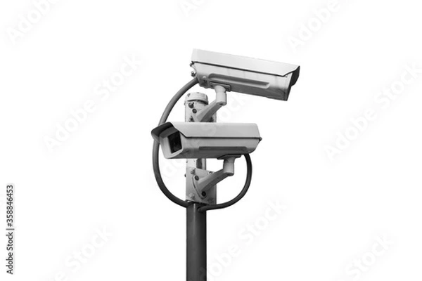 Obraz isolated cctv cameras