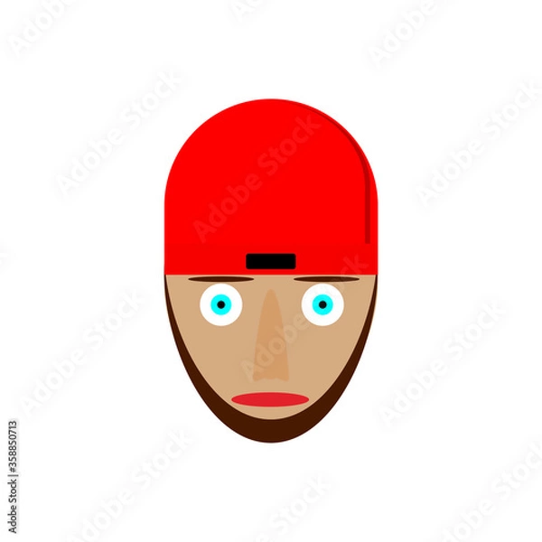 Obraz man with a red nose