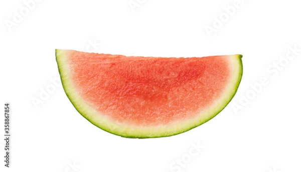 Fototapeta slice of watermelon on the white background