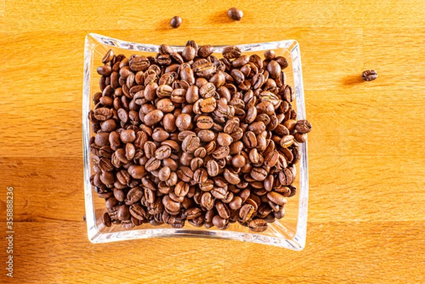 Fototapeta Portion Kaffeebohnen