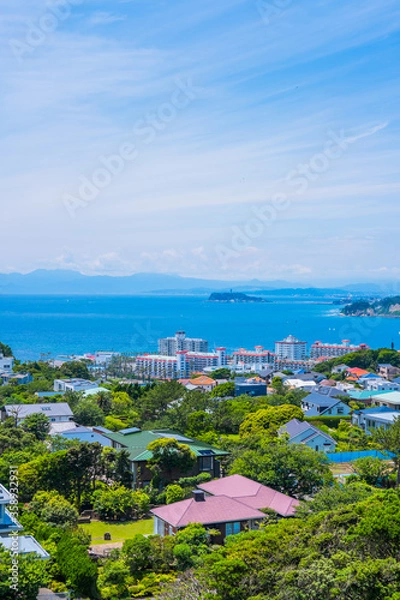Obraz 神奈川県逗子の披露山公園からの景色