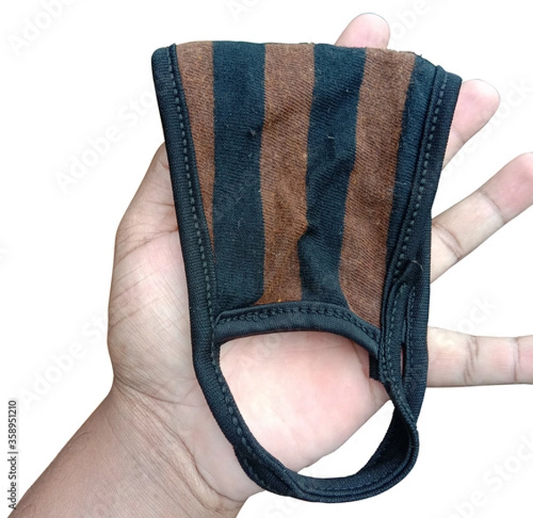Obraz hand holding mask