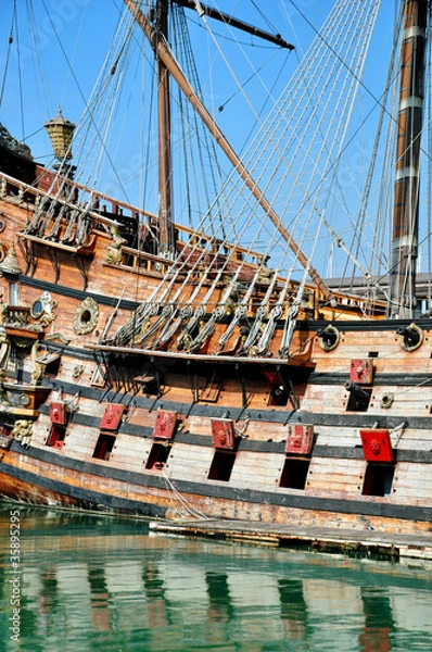 Obraz antico galeone