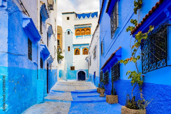 Fototapeta It's Architecture of Chefchaouen, Morocco.