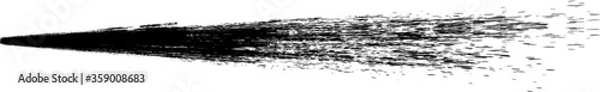 Fototapeta Grunge Paint Roller . Vector brush Stroke . Distressed banner . Black stripes isolated. paintbrush collection . Modern Textured shape . Dry border in Black . Bulge lines