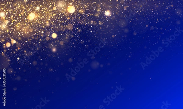 Obraz Blue bokeh light