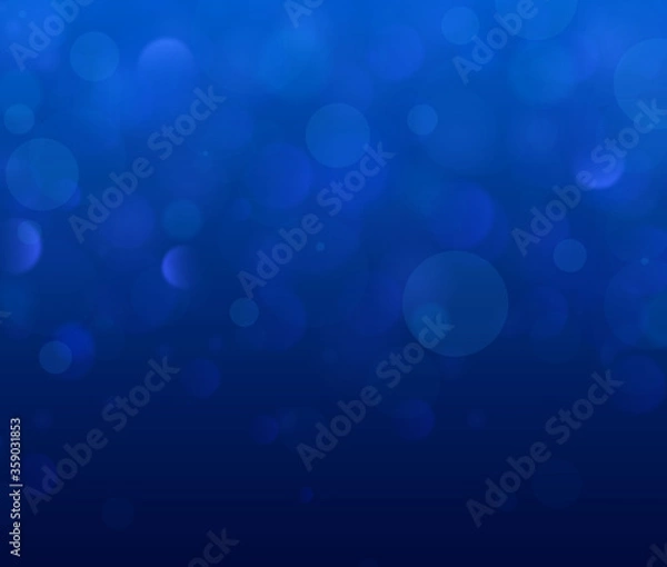 Obraz Blue bokeh light