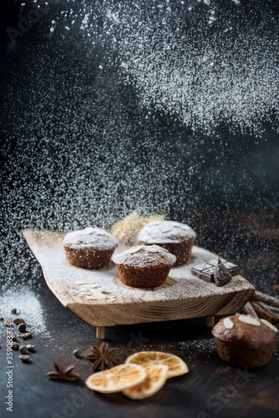 Obraz chocolate muffin