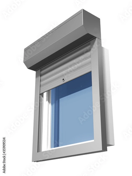 Obraz window shutter system construction