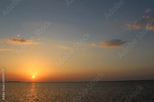 Obraz Mar en atardecer