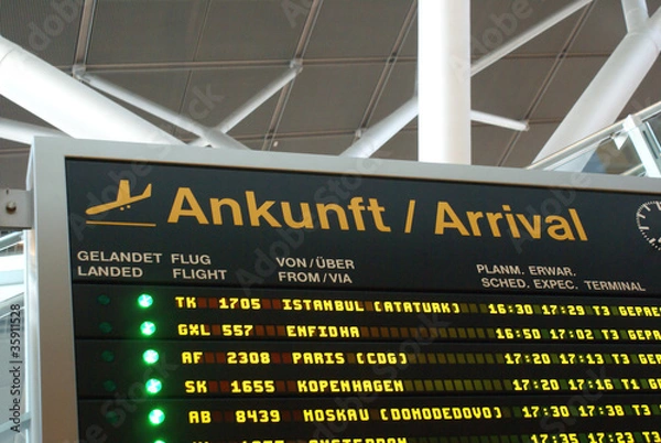 Fototapeta Ankunft