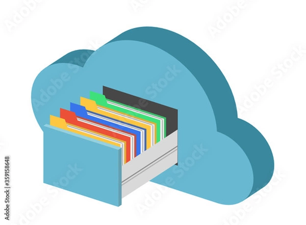 Obraz Cloud storage