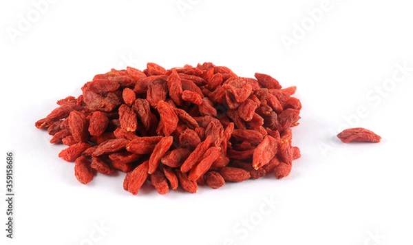 Obraz goji berries on a white background