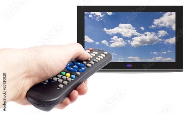 Fototapeta Remote control of tv set