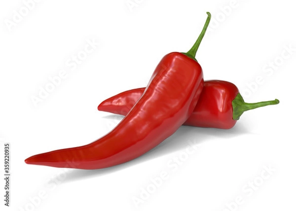 Obraz Red chili pepper isolated