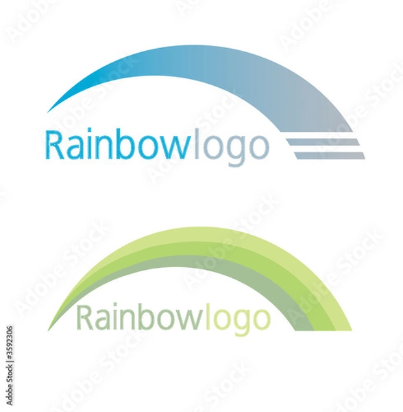 Obraz rainbow logo