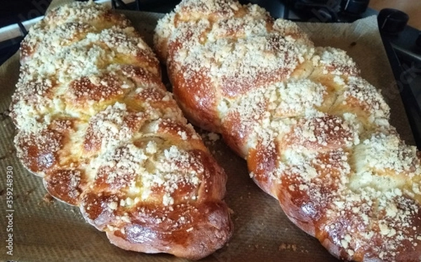 Obraz Closeup Homemade Challahs