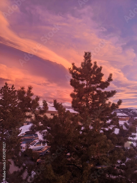 Obraz Winter Painted Sky