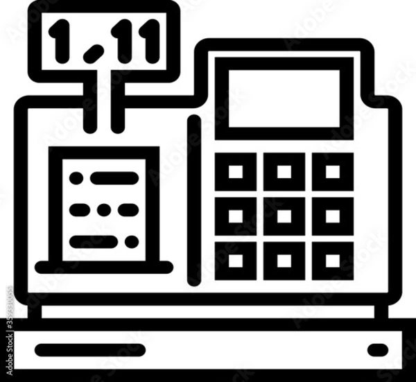 Obraz set of computer icons