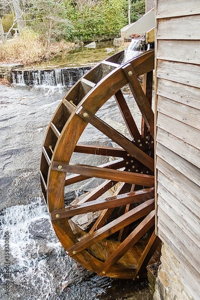 Obraz old wooden mill