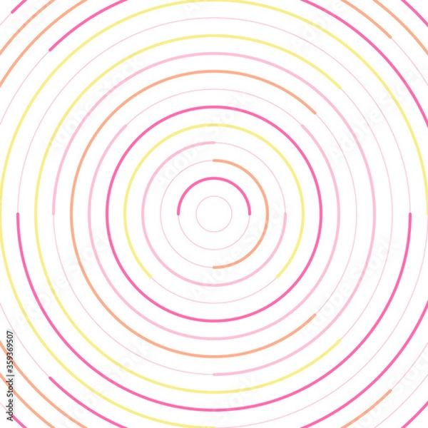 Fototapeta Color round design, vector background.