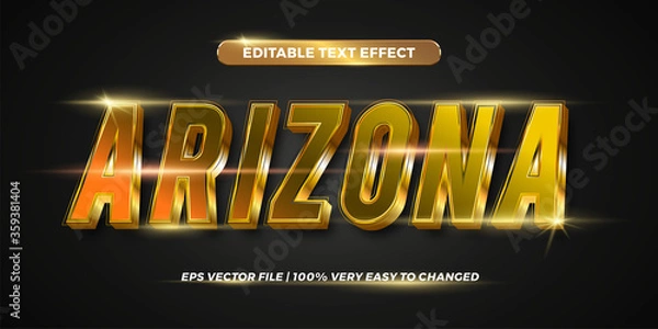 Obraz Editable text effect - Arizona text style mockup concept